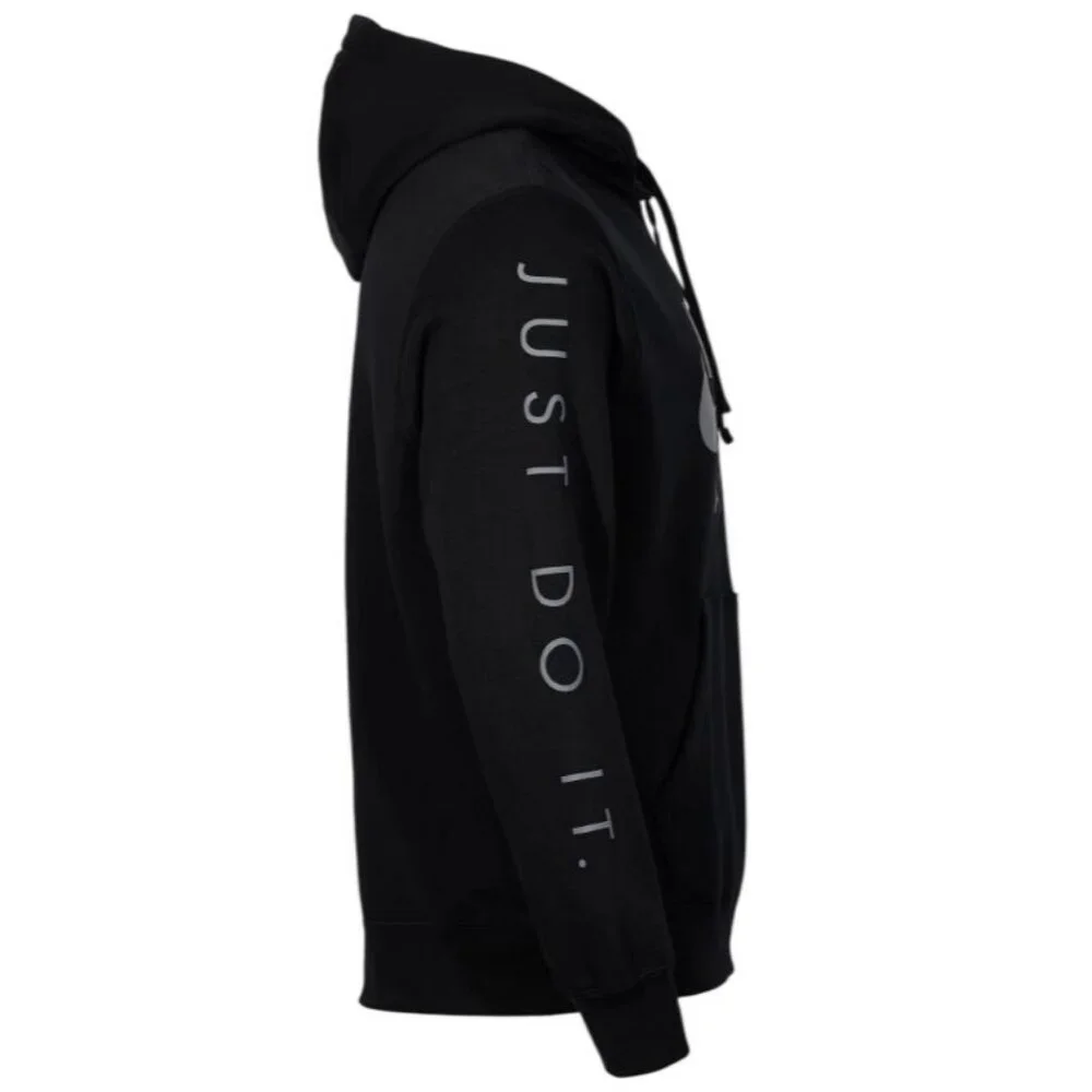 Nike Men's Air JDI Fleece Hoodie Fleece Black Reflective Size L NEW WITH TAGS! - Picture 3 of 4